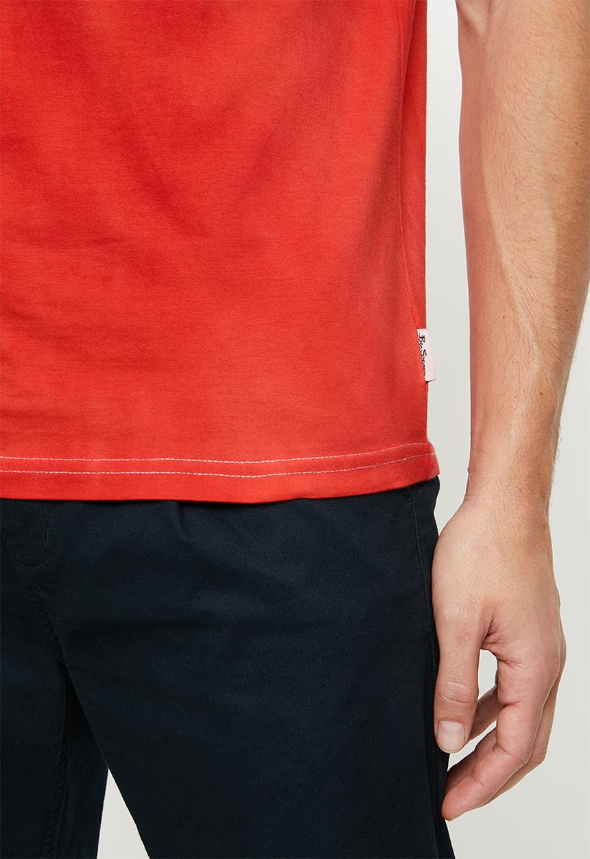 Ben Sherman - Tie dye target - red