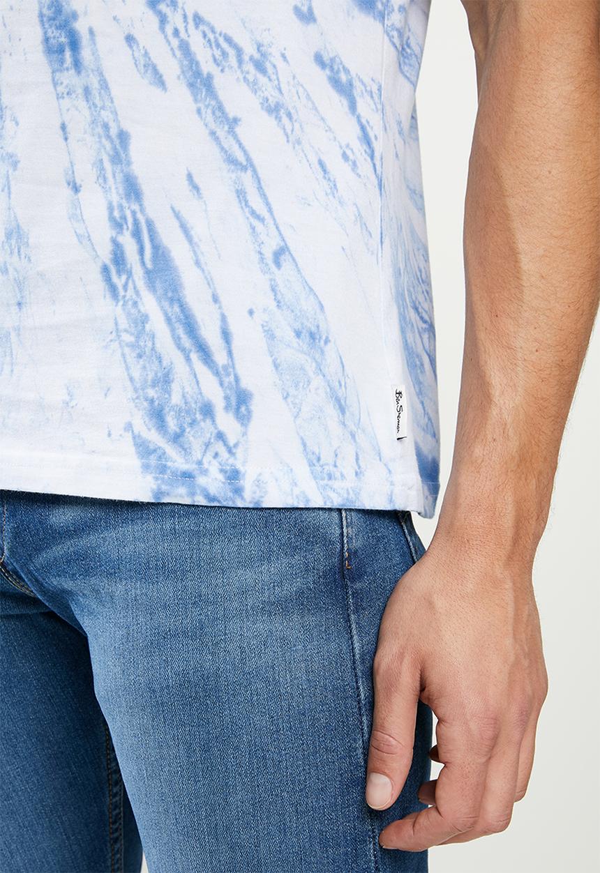 Ben Sherman - Tie dye target - blue