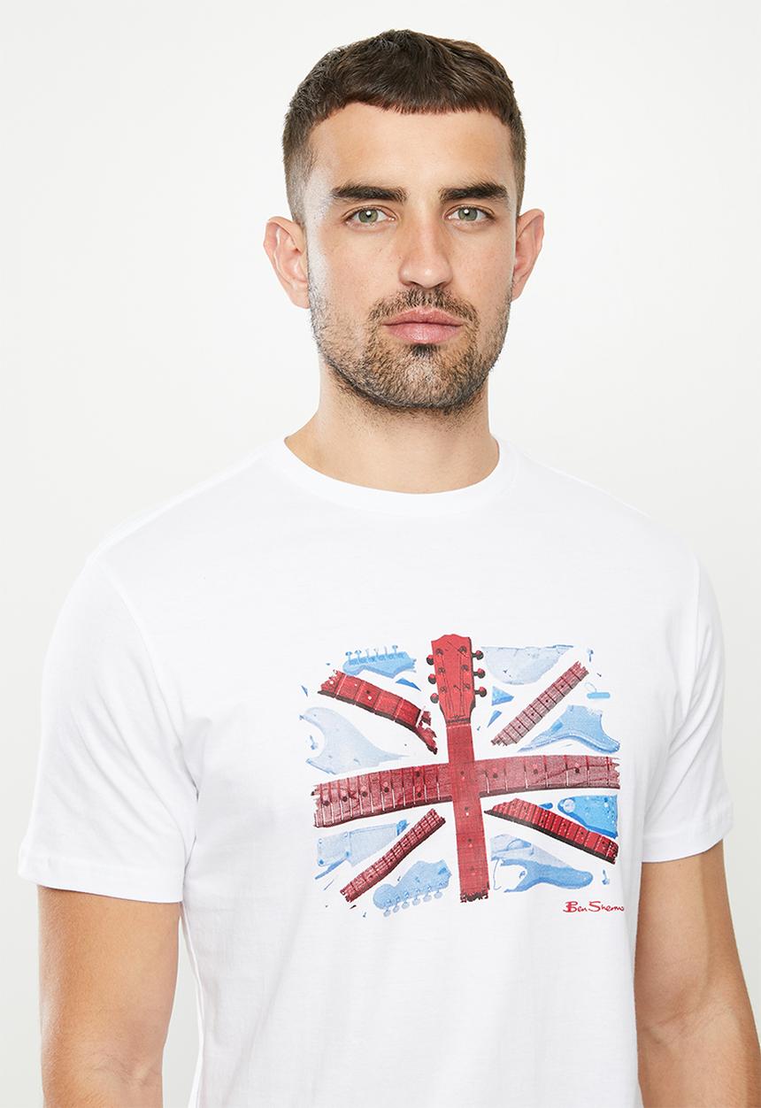 Ben Sherman - Flag tee - white