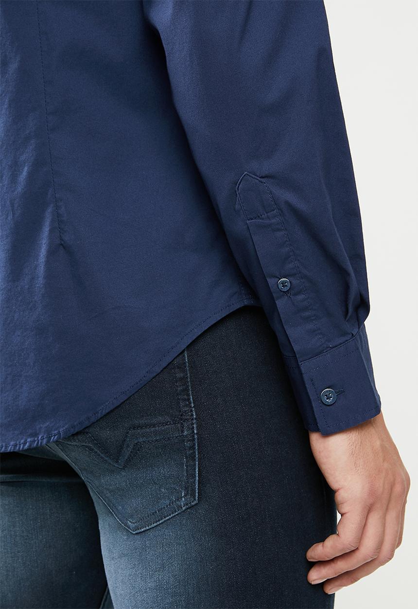 GUESS - Guess core poplin shirt - navy