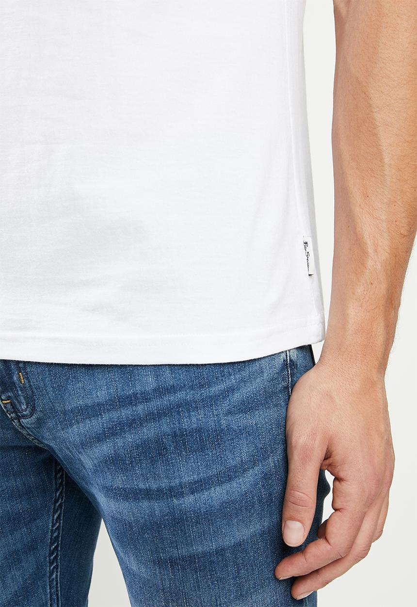 Ben Sherman - Flag tee - white