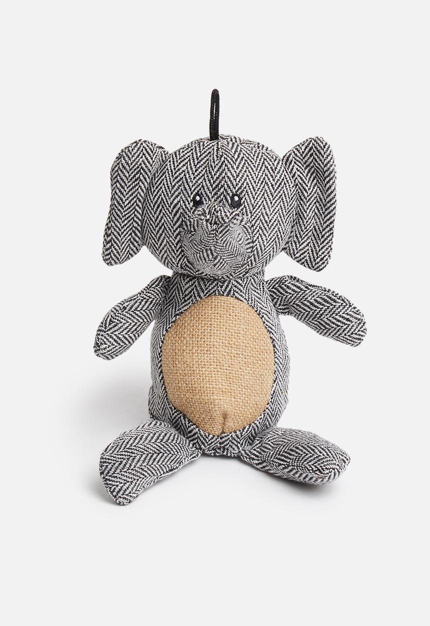 Pet Collection - Ellie Dog Toy - Black & White