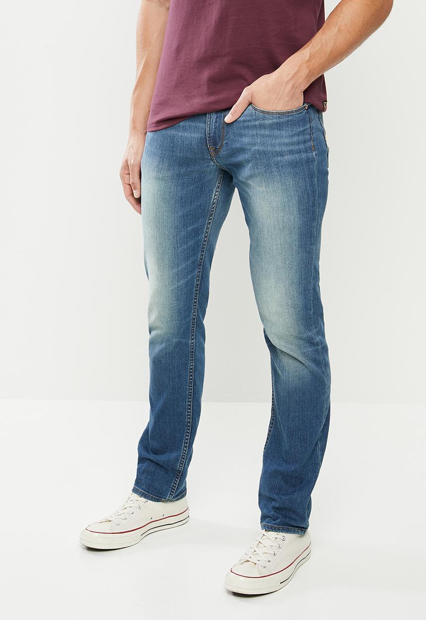 GUESS - Slim straight leg jeans - light blue