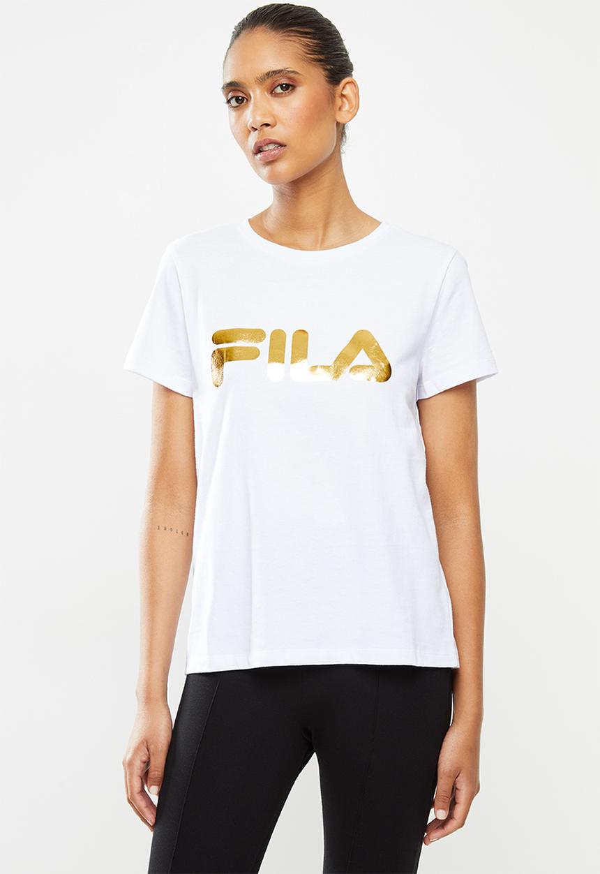 FILA - Deckle gold T-shirt - white