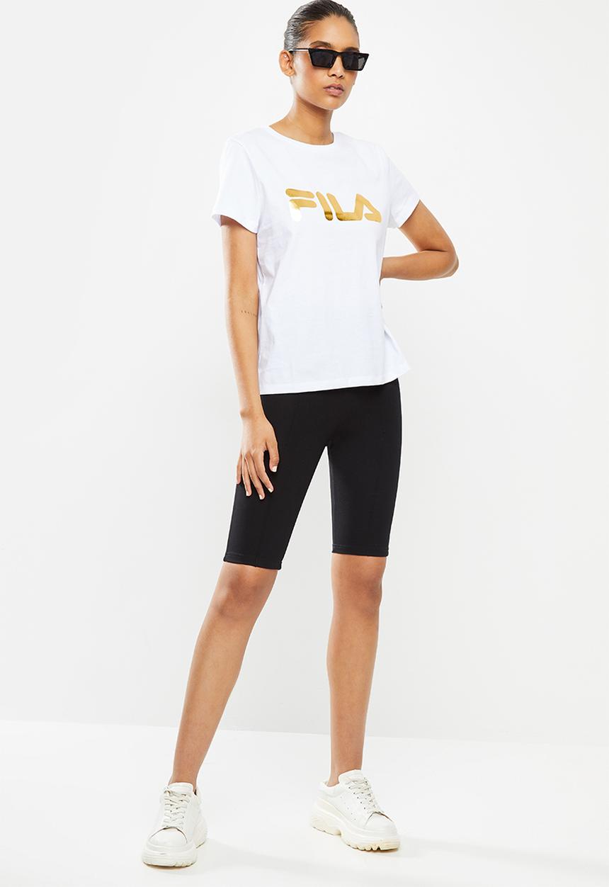 FILA - Deckle gold T-shirt - white
