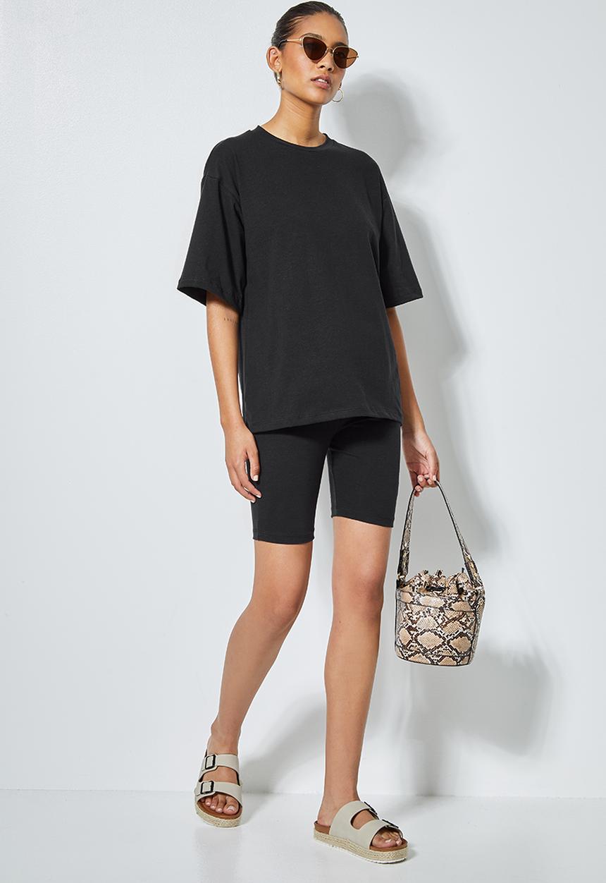 Superbalist - Longline T-shirt - black