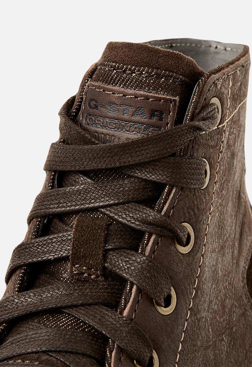 G-STAR - Garber derby boot  - dk brown