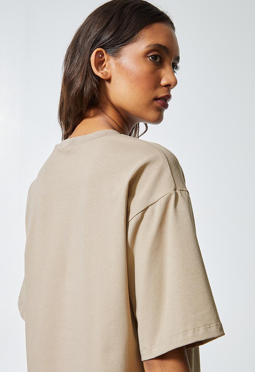 Superbalist - Longline T-shirt - mocca