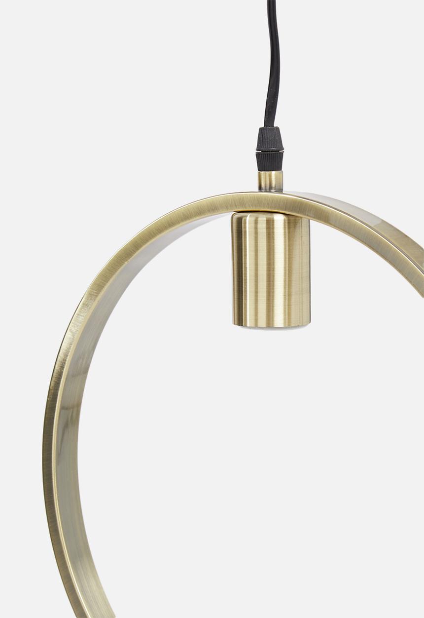 Sixth Floor - Brass circle pendant - brass