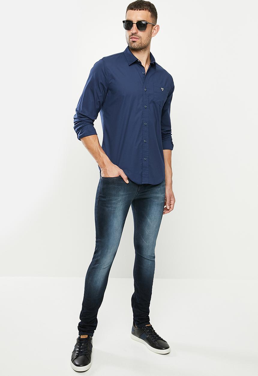 GUESS - Skinny dark wash - mid blue