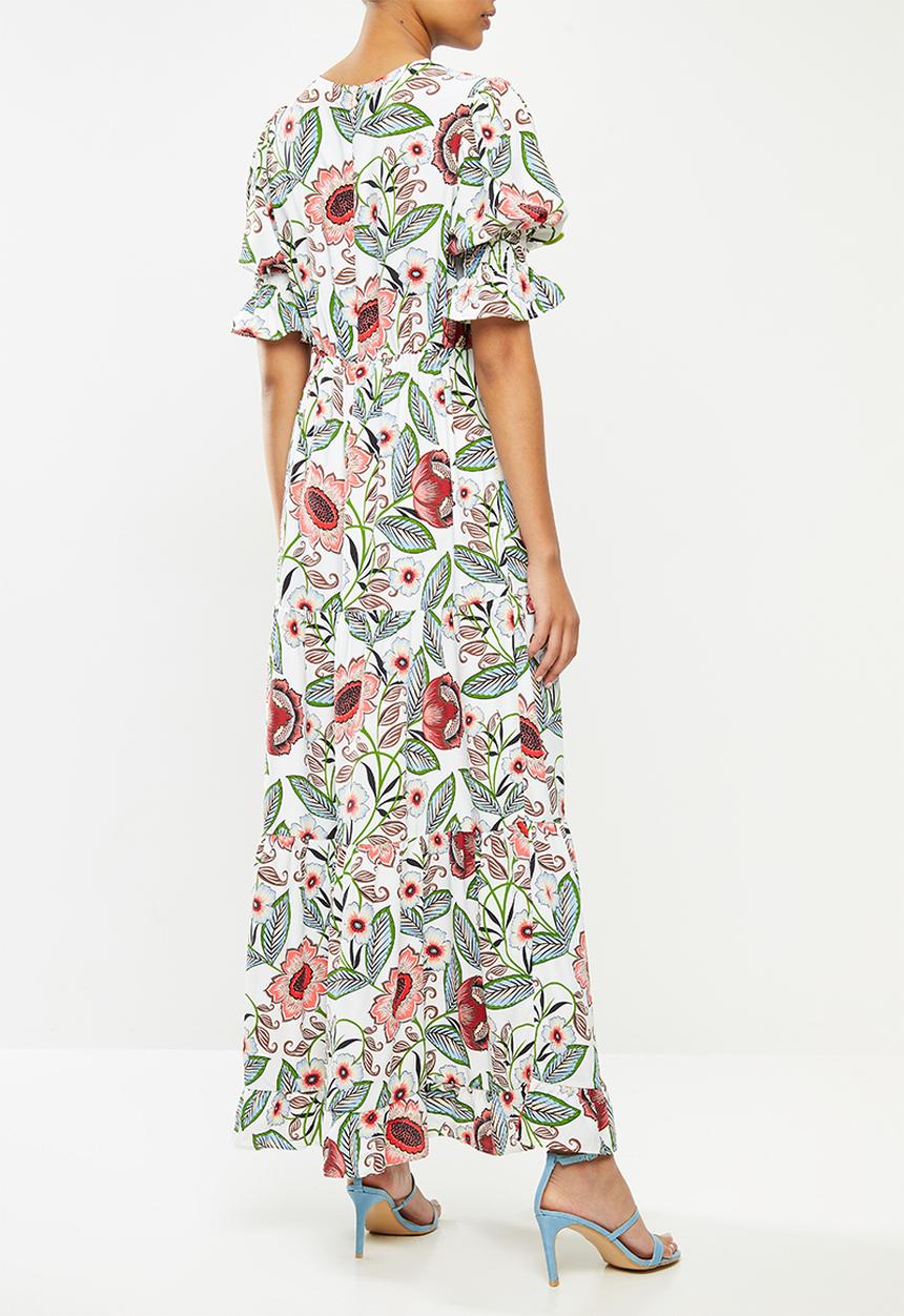 Glamorous - Maternity Floral midi- multi 