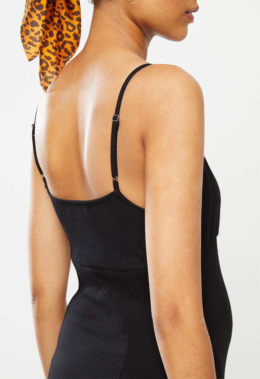 Glamorous - Maternity Midi bodycon - black black