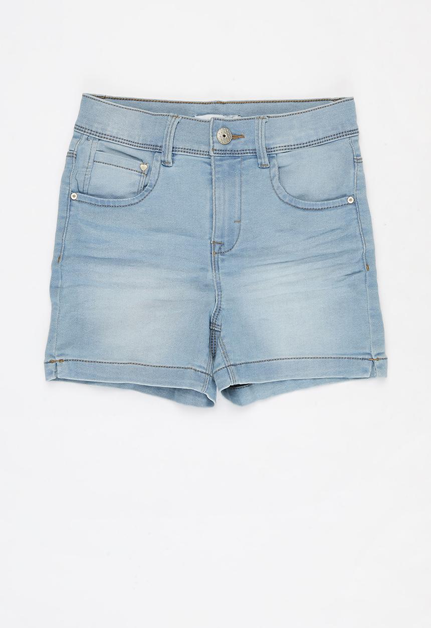 Name It - Salli Highwaisted denim shorts - blue
