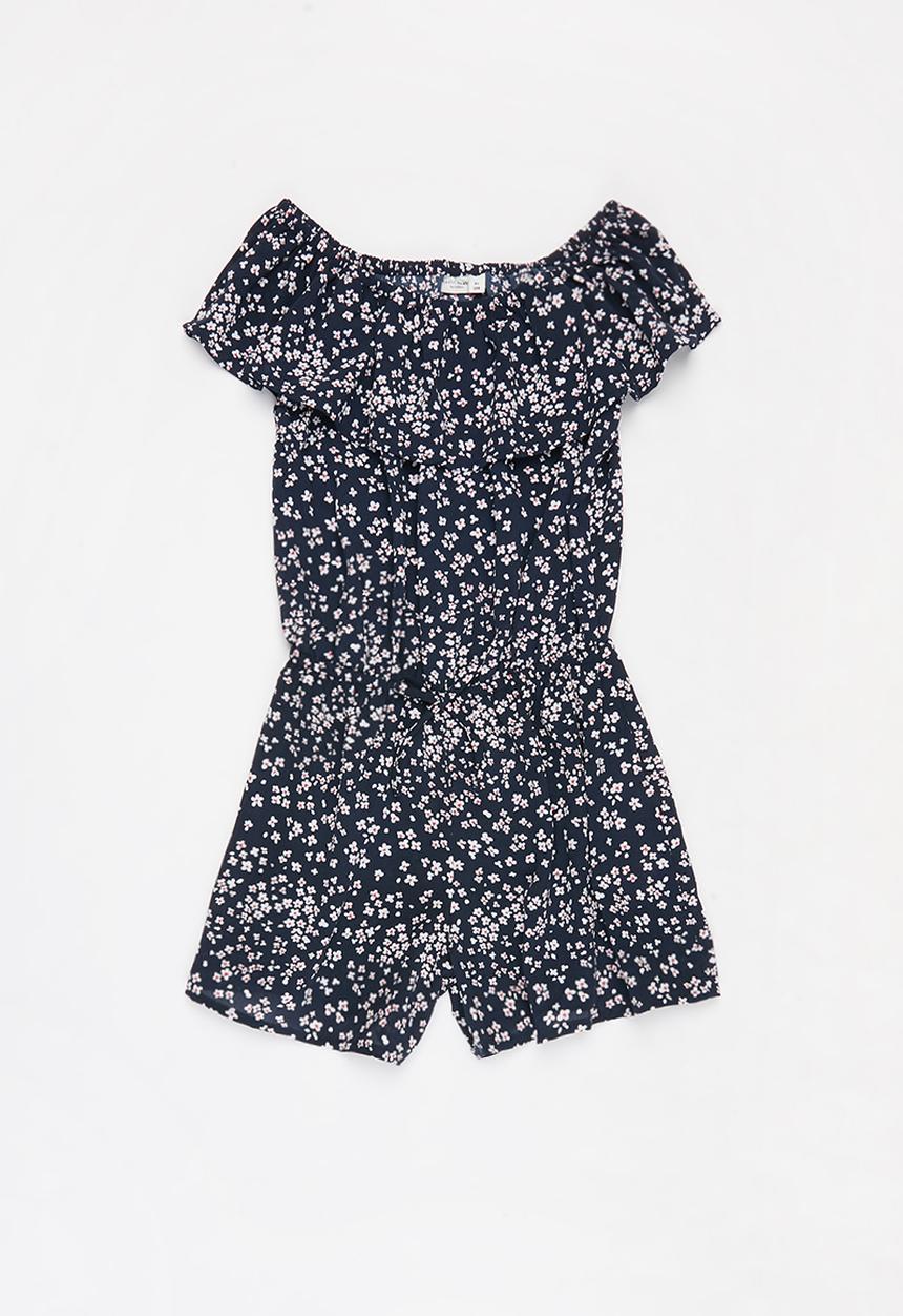 Name It - Vinaya short sleeve playsuit - navy