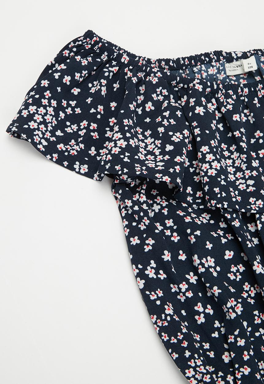 Name It - Vinaya short sleeve playsuit - navy
