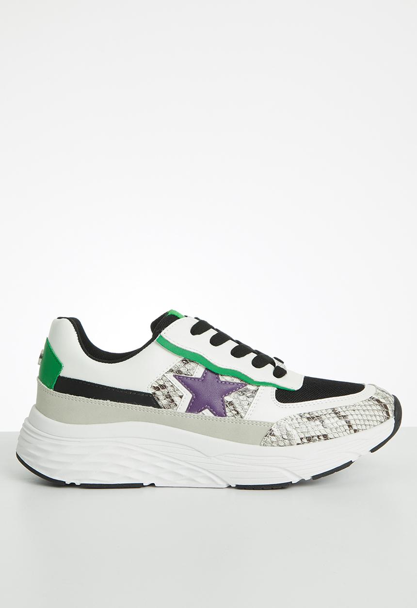 Steve Madden - Francey sneaker - grey & white 