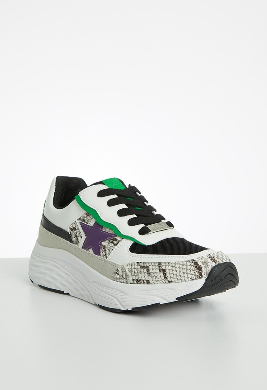 Steve Madden - Francey sneaker - grey & white 