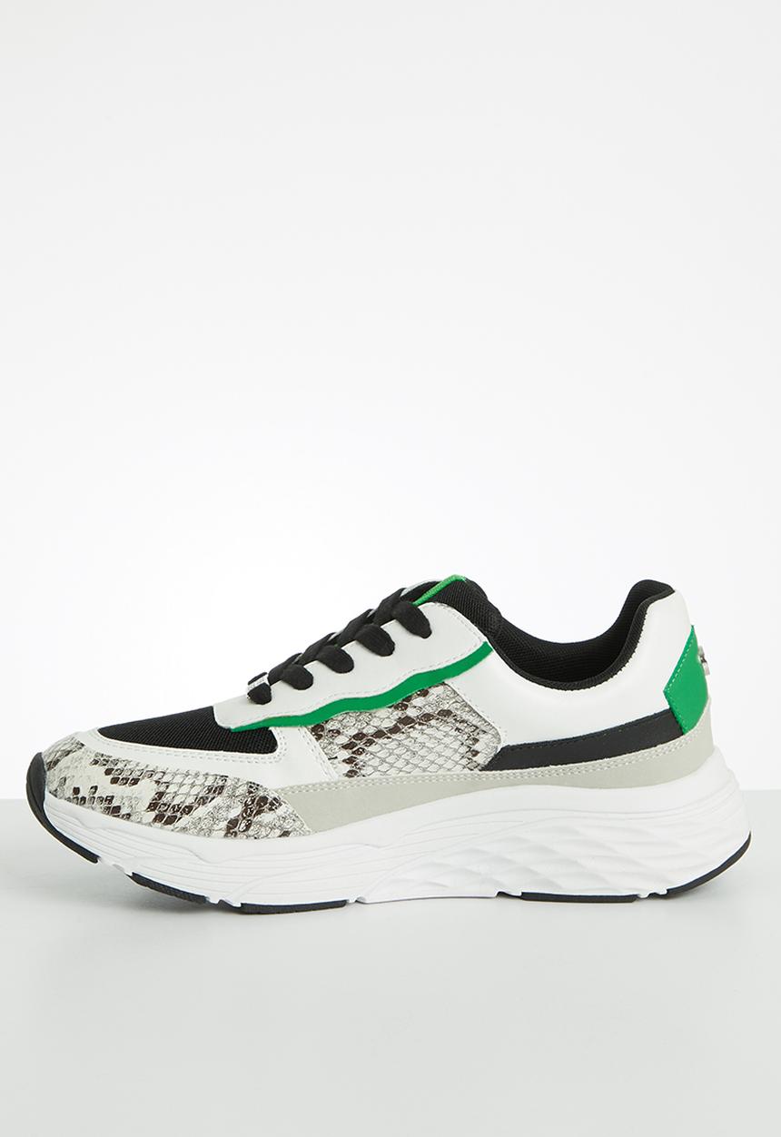 Steve Madden - Francey sneaker - grey & white 