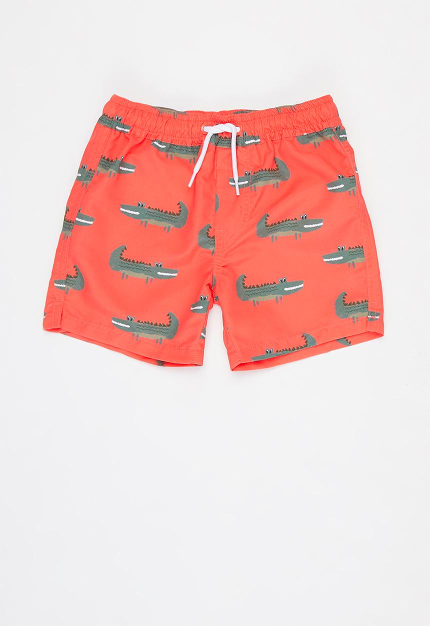 Cotton On - Bailey board short - red orange