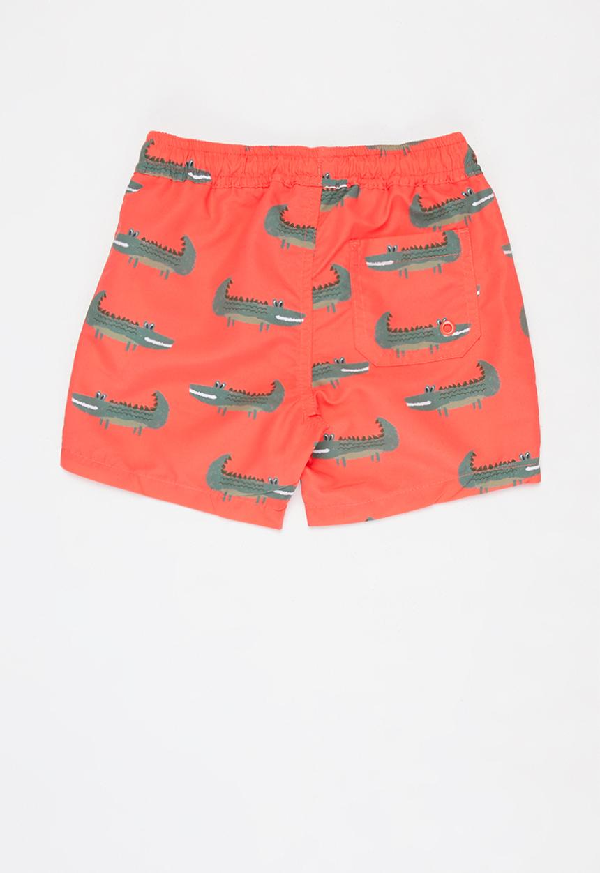 Cotton On - Bailey board short - red orange