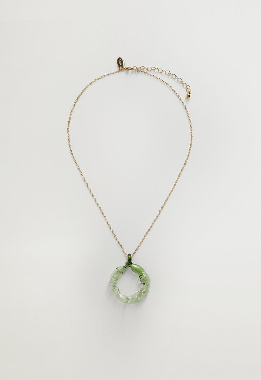 MANGO - Necklace halle - green