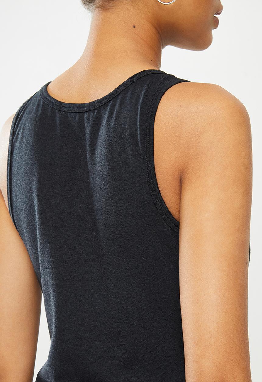 Superbalist - Maternity 2 pack fitted vest - black/white