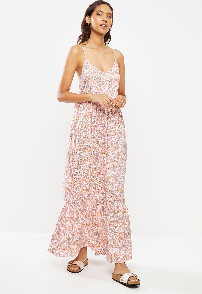 Cotton On - Woven bella strappy maxi dress - pink