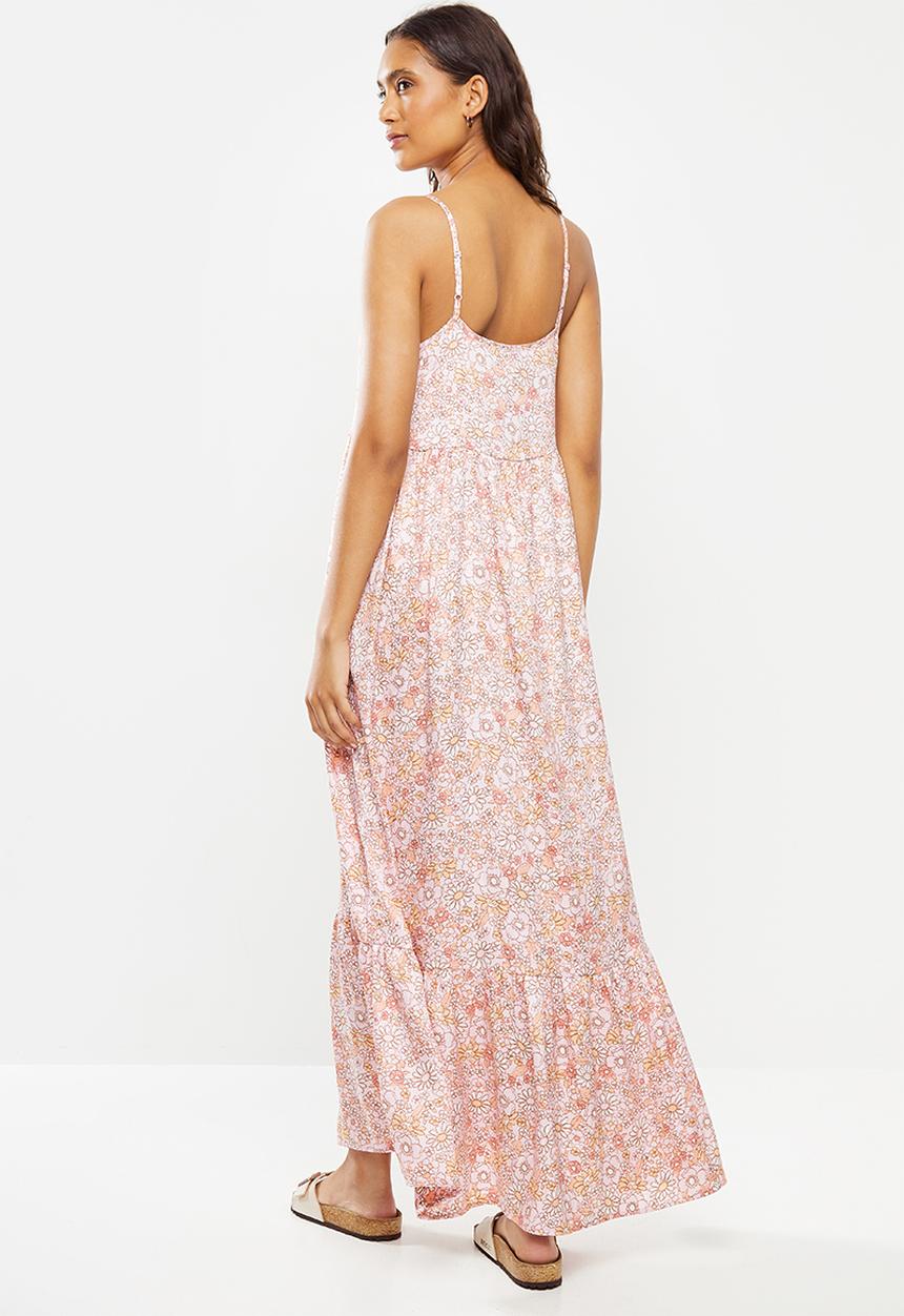 Cotton On - Woven bella strappy maxi dress - pink
