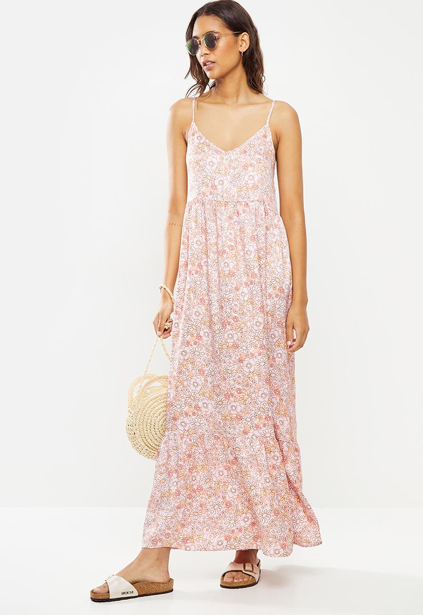 Cotton On - Woven bella strappy maxi dress - pink