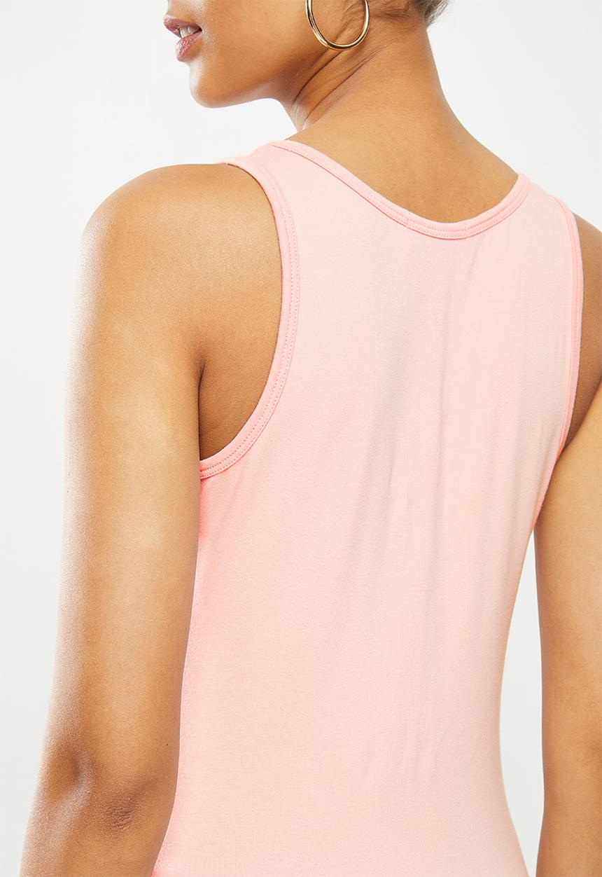 Superbalist - Maternity 2 Pack fitted vest - pink/stone