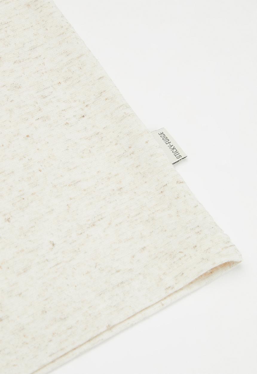 Sticky Fudge - Stop whaling tee - beige 
