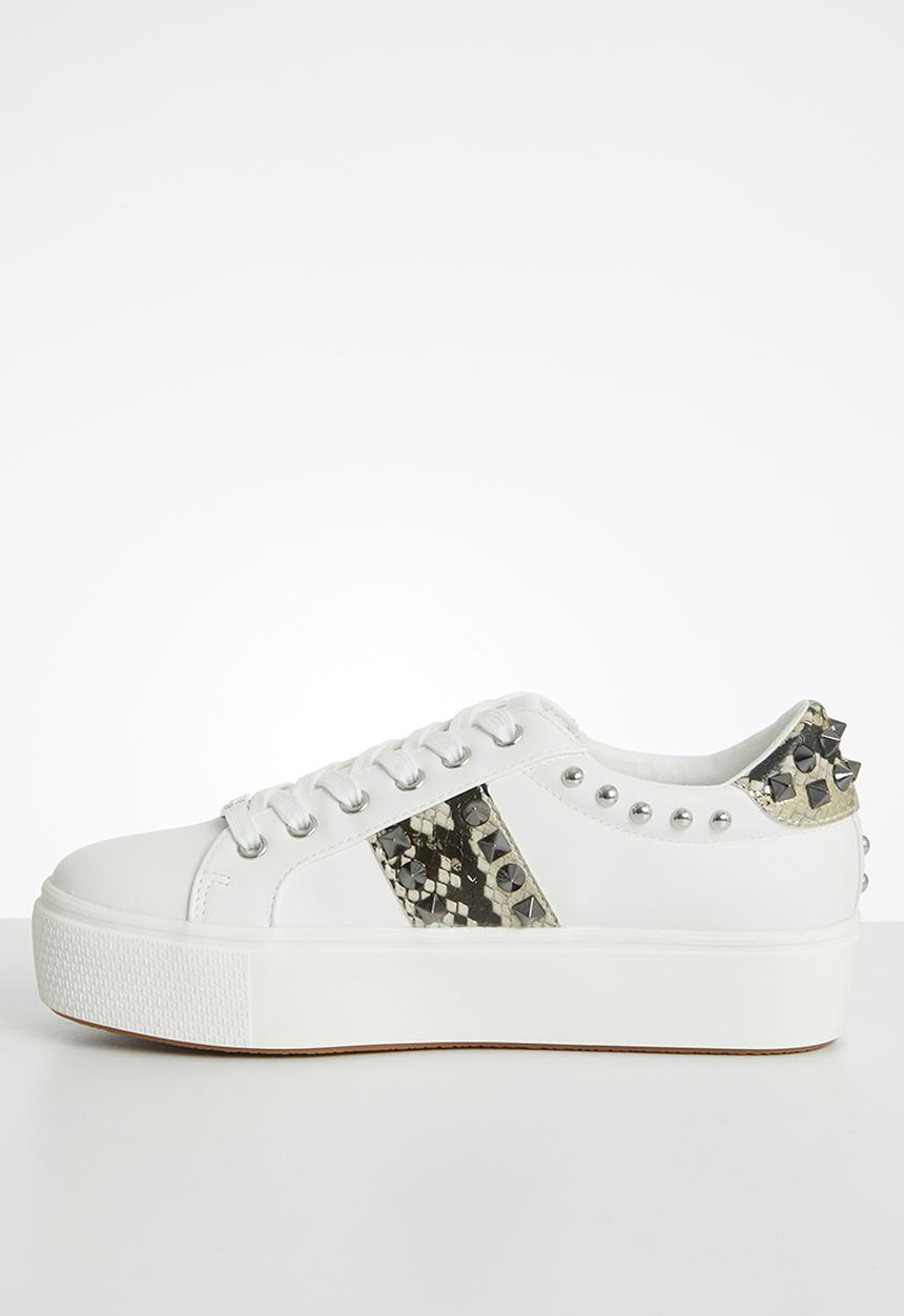 Steve Madden - Escala-s sneaker - white & grey 