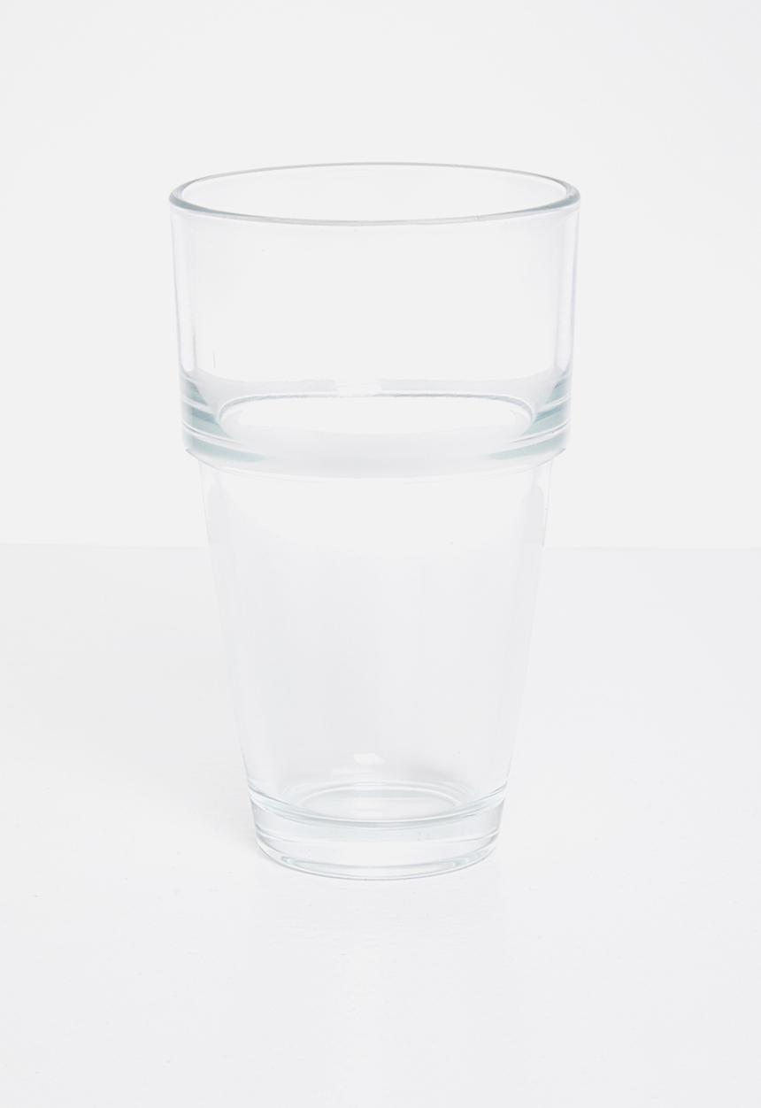 Excellent Houseware - Tapered drinking glass set of 6