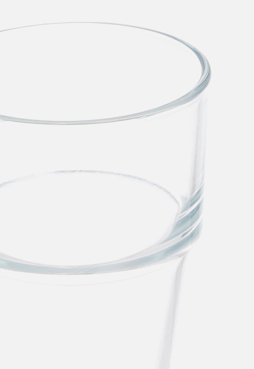 Excellent Houseware - Tapered drinking glass set of 6