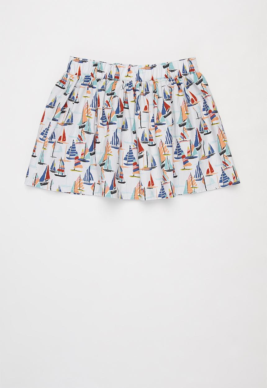 Sticky Fudge - Girls button skirt - multi