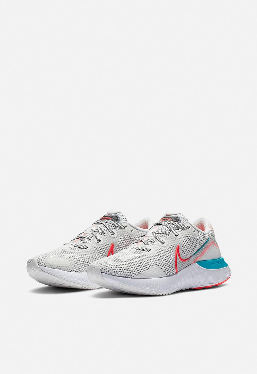 Nike - Wmns nike renew run - ck6360-101 - summit white/flash crimson-oracle aqua