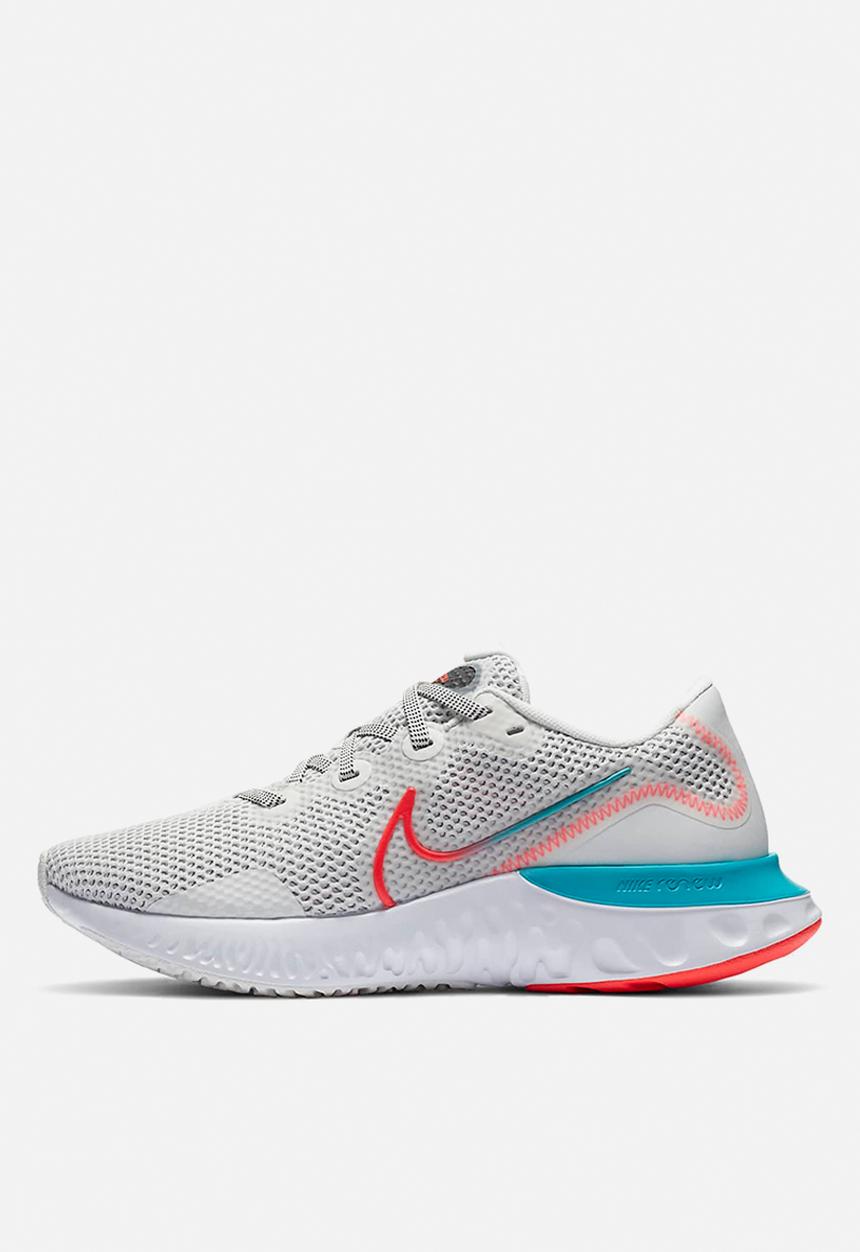 Nike - Wmns nike renew run - ck6360-101 - summit white/flash crimson-oracle aqua