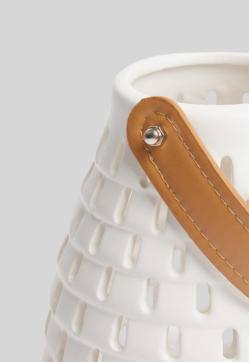 H&S - Ceramic glow lantern - white