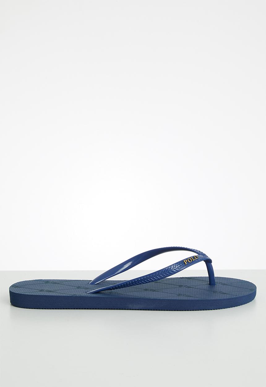 POLO - Belle tonal monogram flip flop - navy