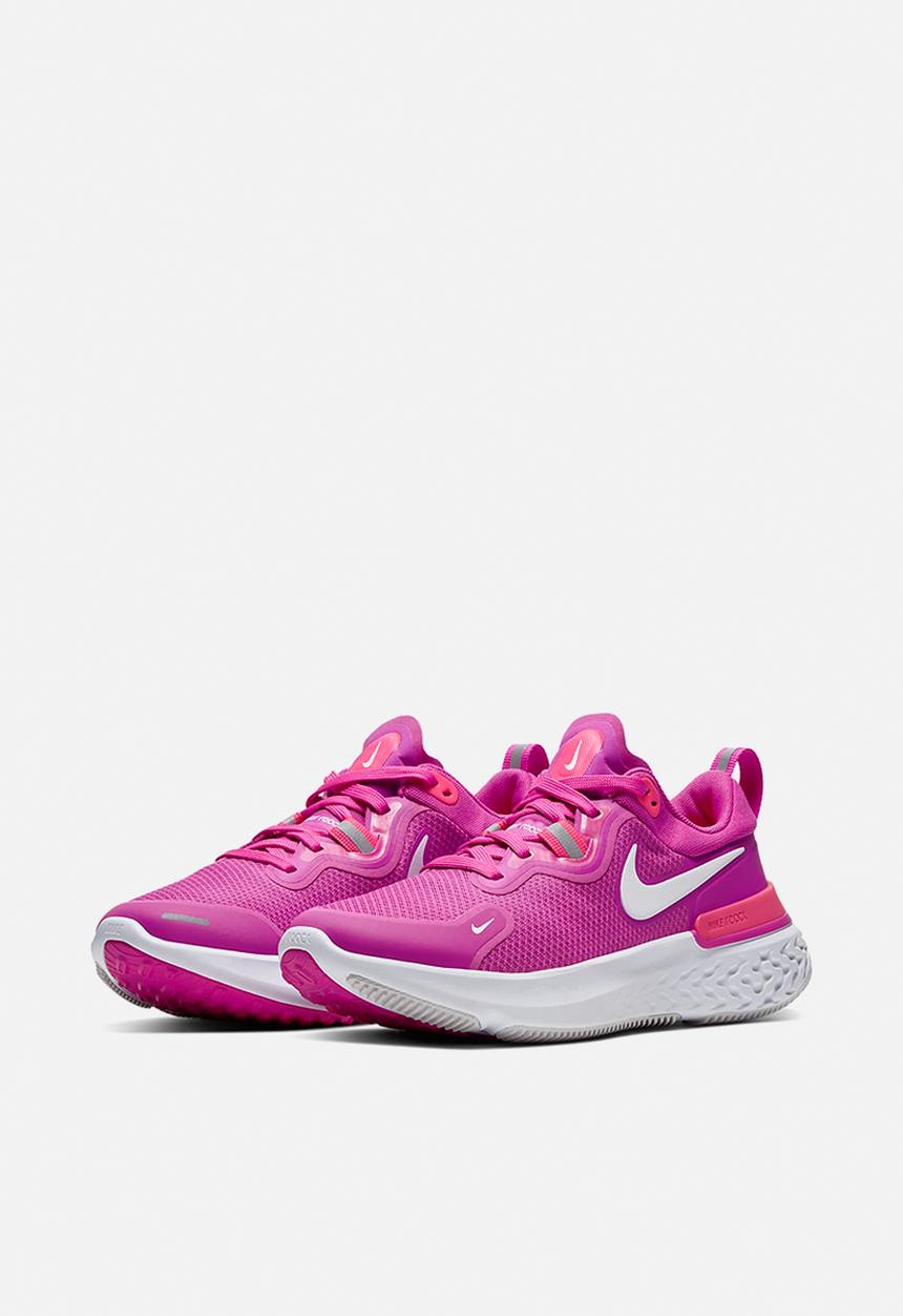Nike - Wmns nike react miler - fire pink/team orange/vast grey/white