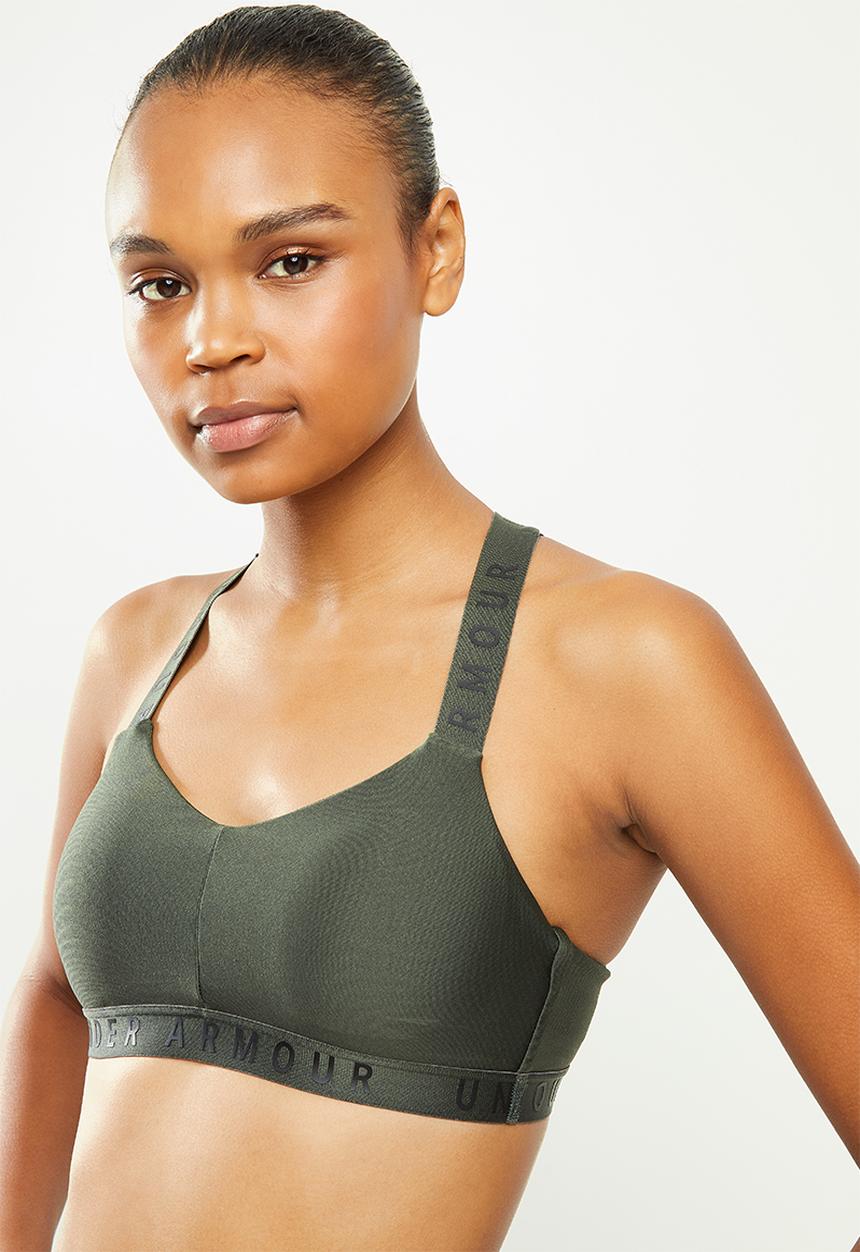 Under Armour - Wordmark strappy sportlette - green