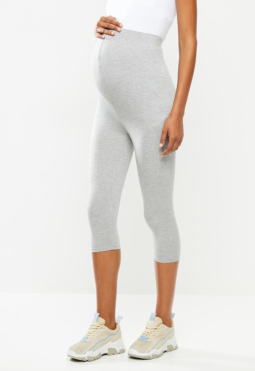 Missguided - Maternity 3/4 legging with waistband - grey