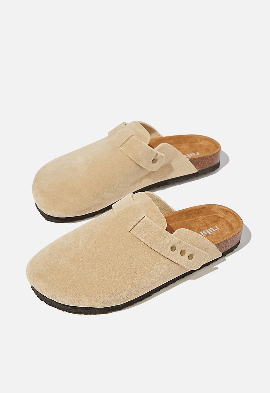 Cotton On - Rex stud closed toe mule - neutral