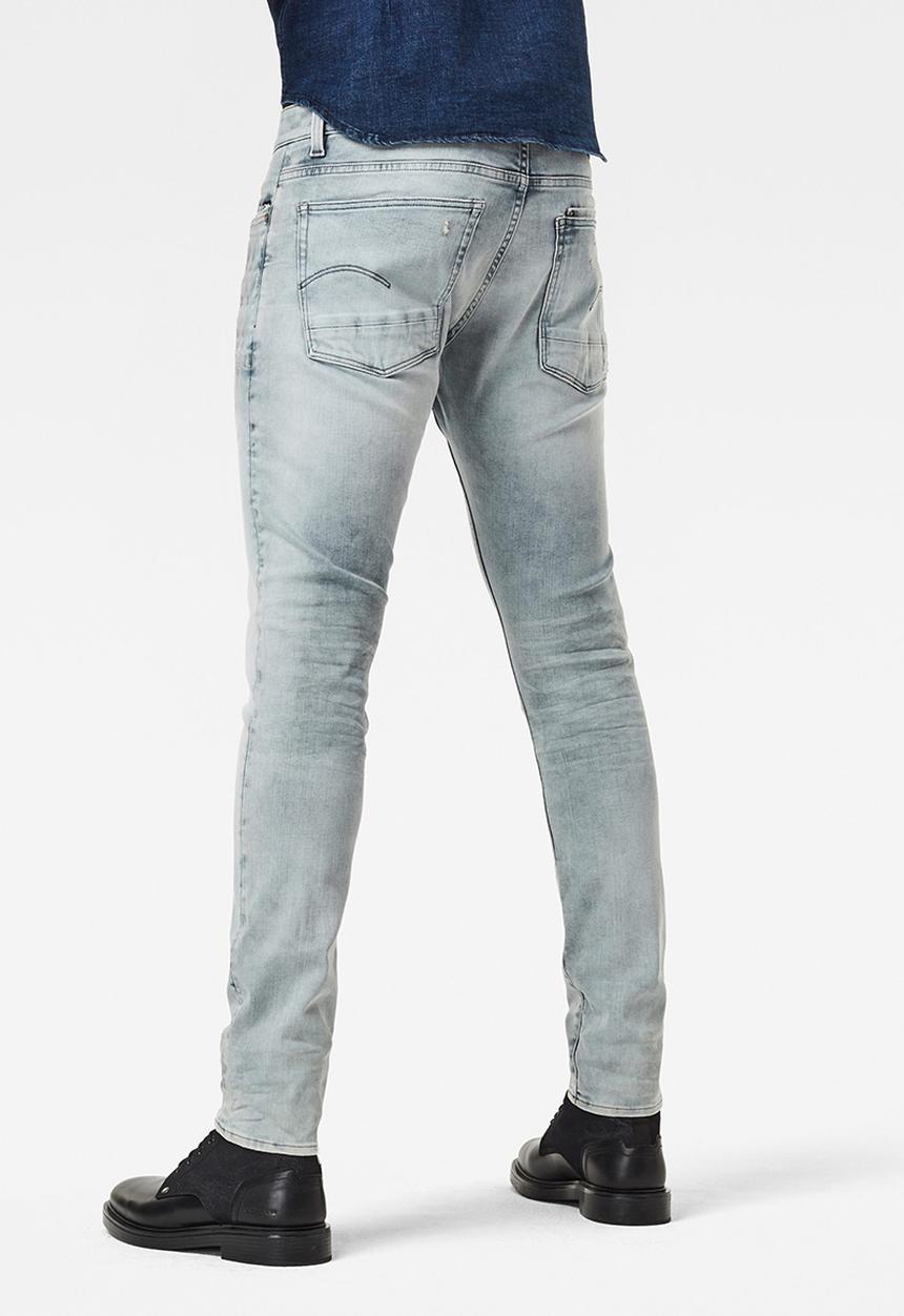 G-STAR - Lancet skinny-wess grey superstretch - blue