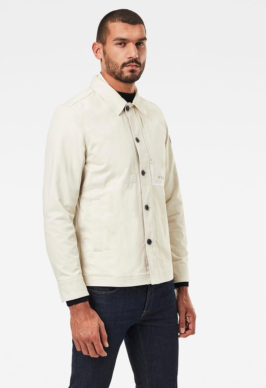 G-STAR - Naval overshirt  - milk