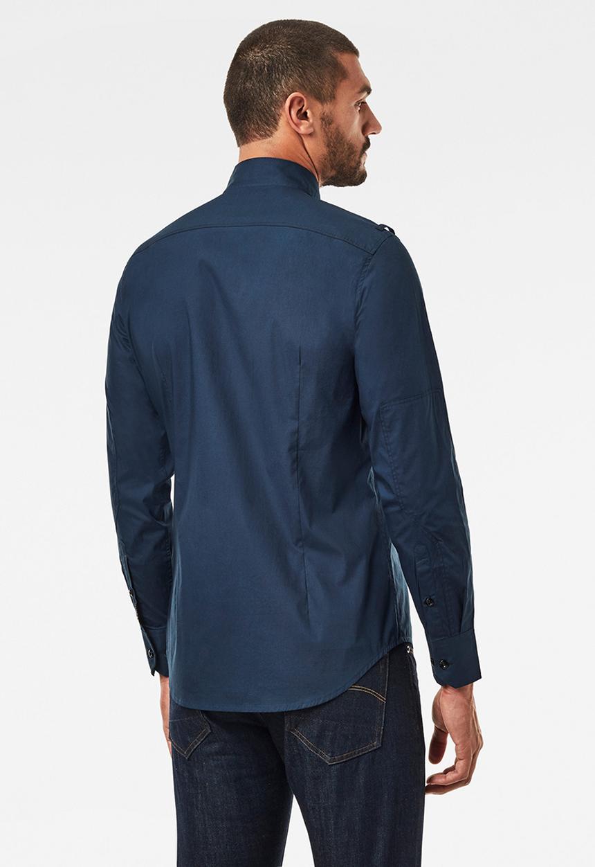 G-STAR - Police slim  long sleeve shirt - navy