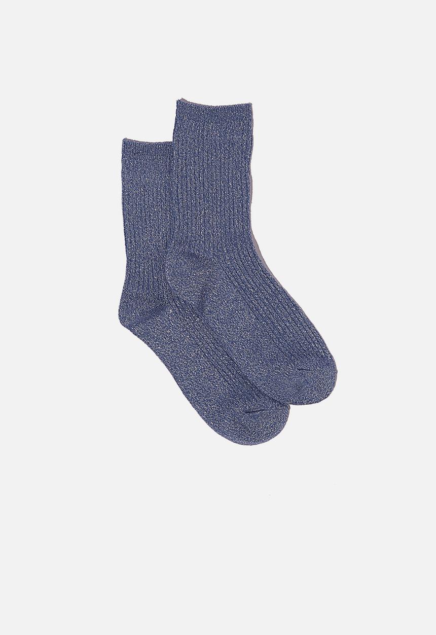 Cotton On - Sparkle sock - vintage blue