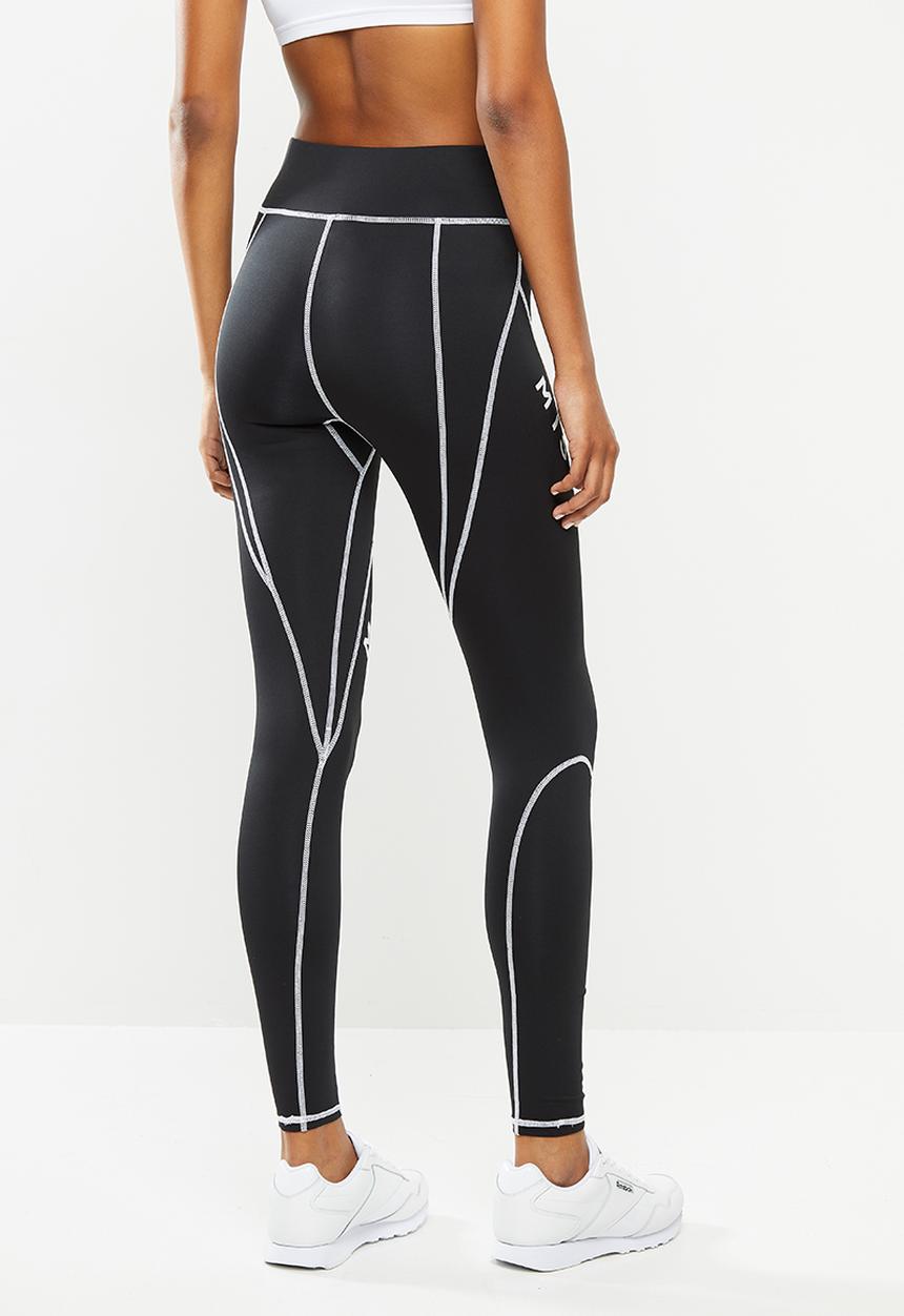 Missguided - Missguided panel contrast legging - black