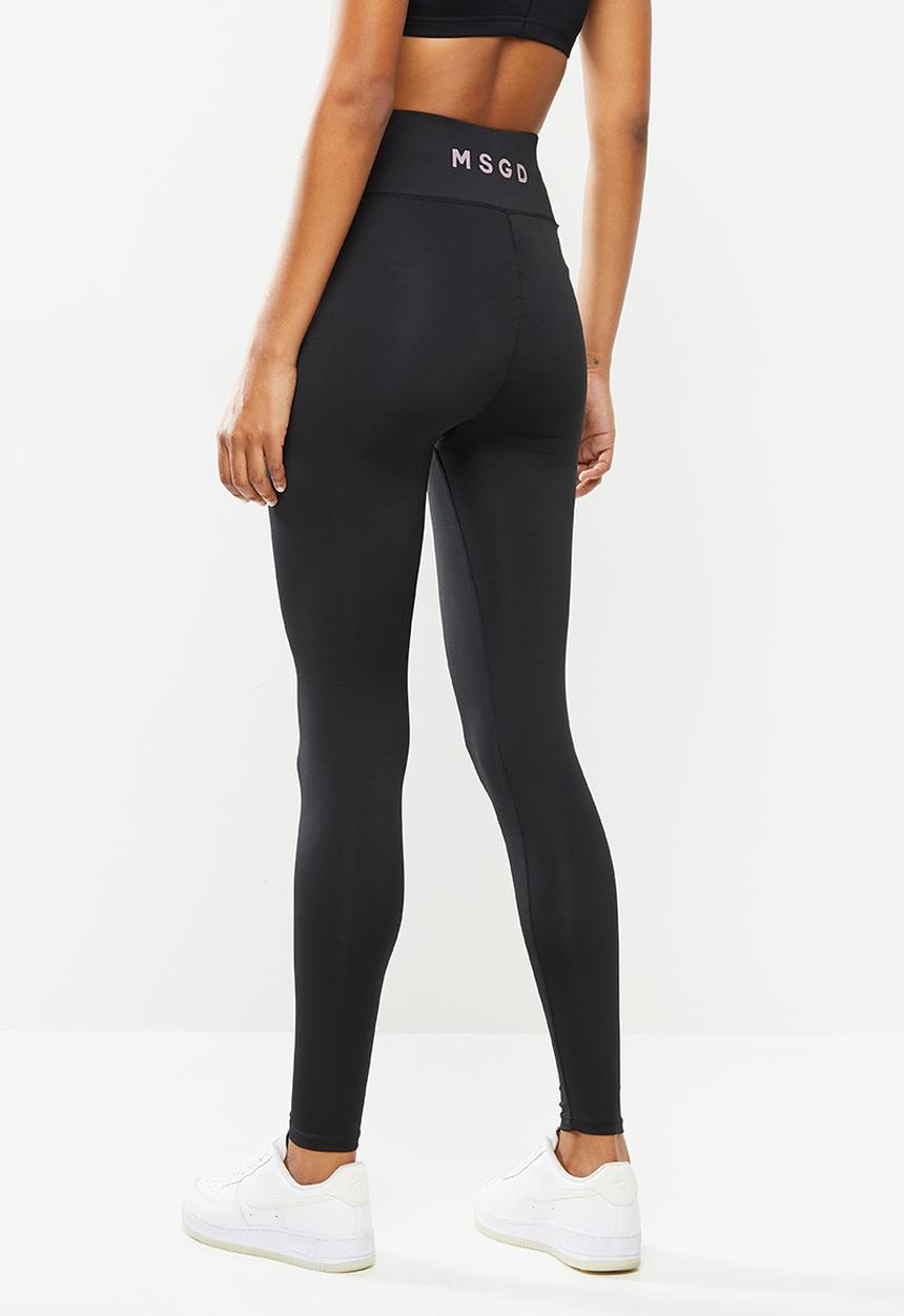 Missguided - Missguided gathered seam legging - black