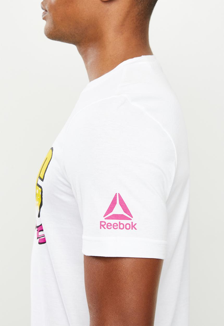 Reebok - 90s Cali short sleeve tee - white